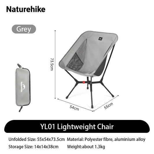 Naturehike Ultralight Folding Camping Chair With Strong Aluminum Frame